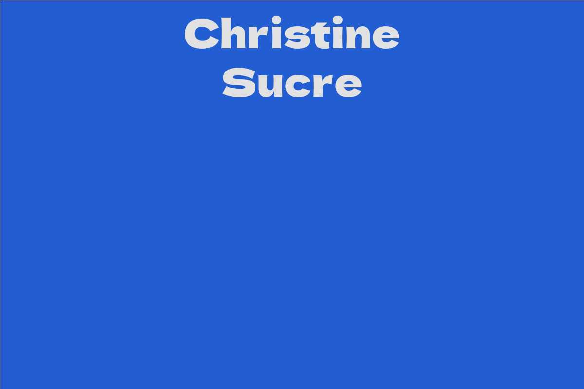 Christine Sucre
