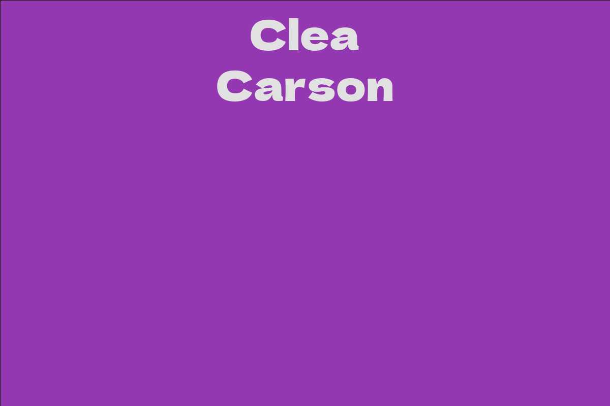 Clea Carson