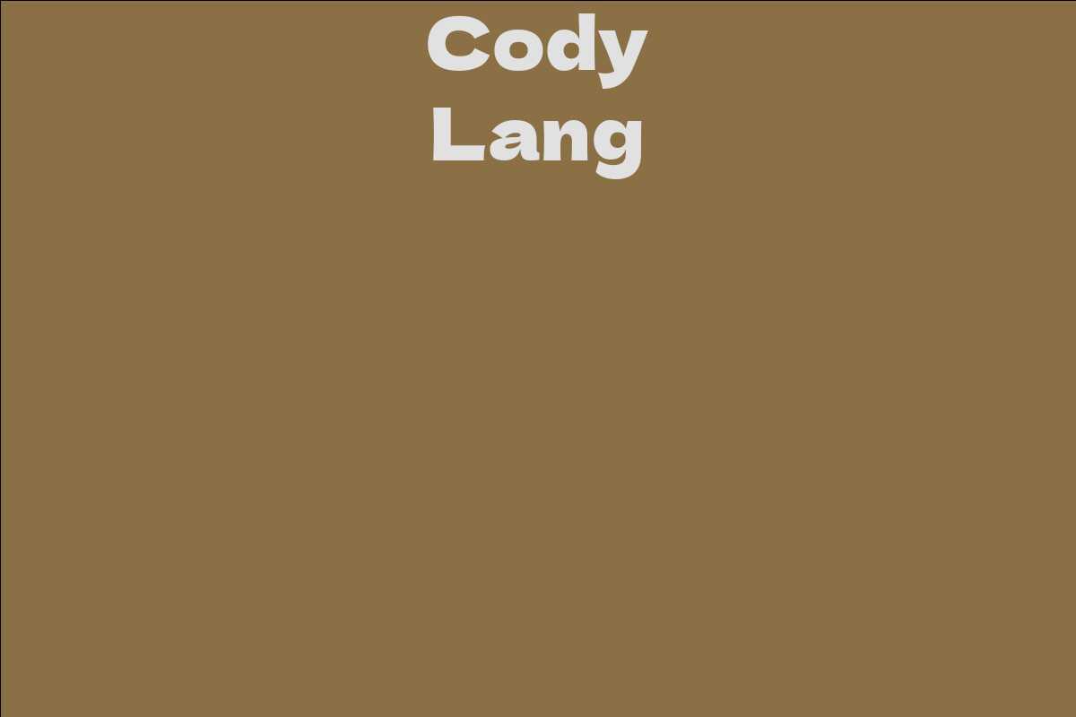 Cody Lang