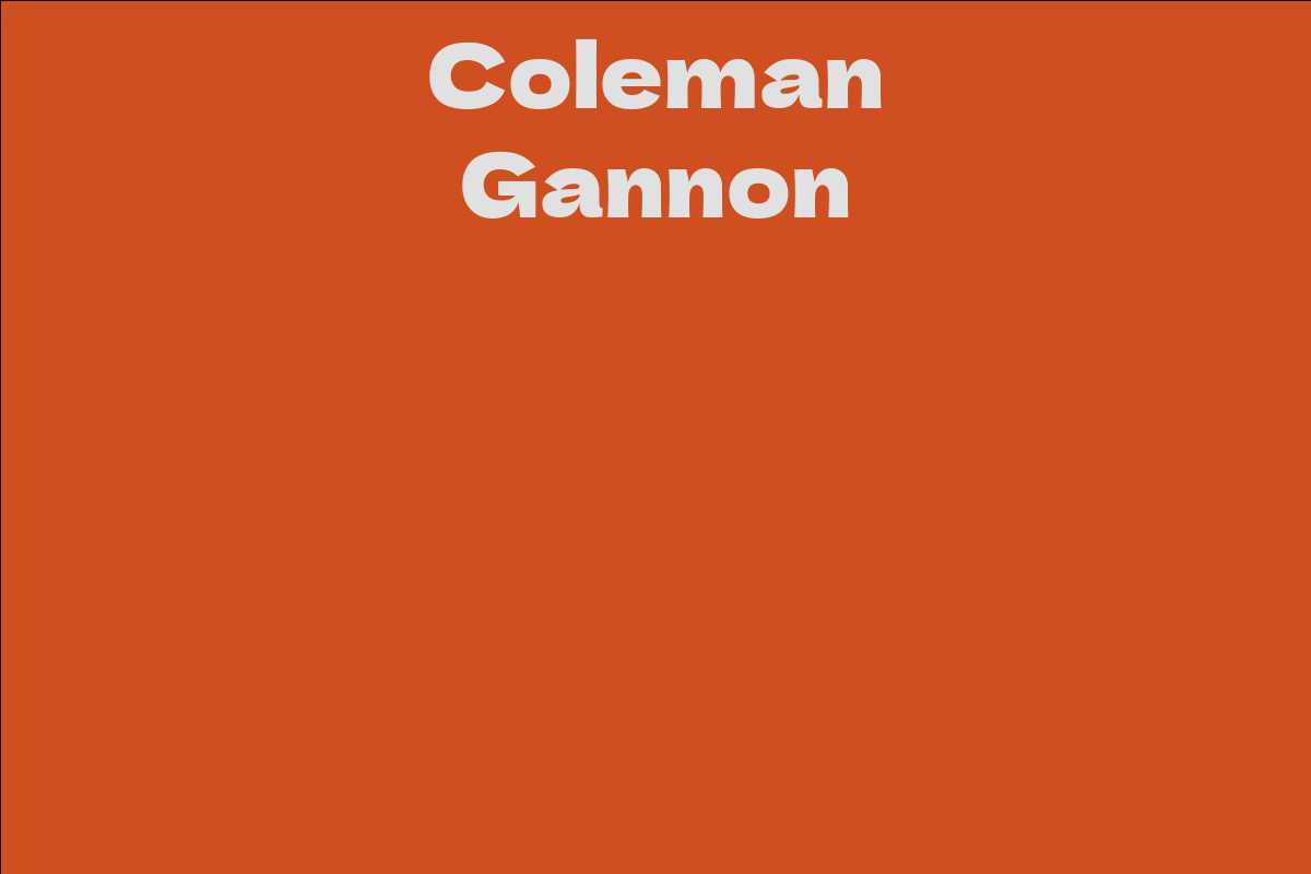 Coleman Gannon