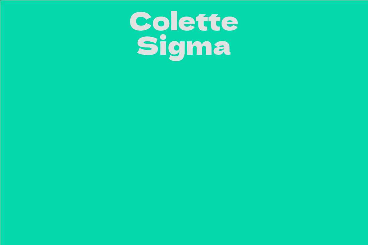 Colette Sigma - Facts, Bio, Career, Net Worth | AidWiki