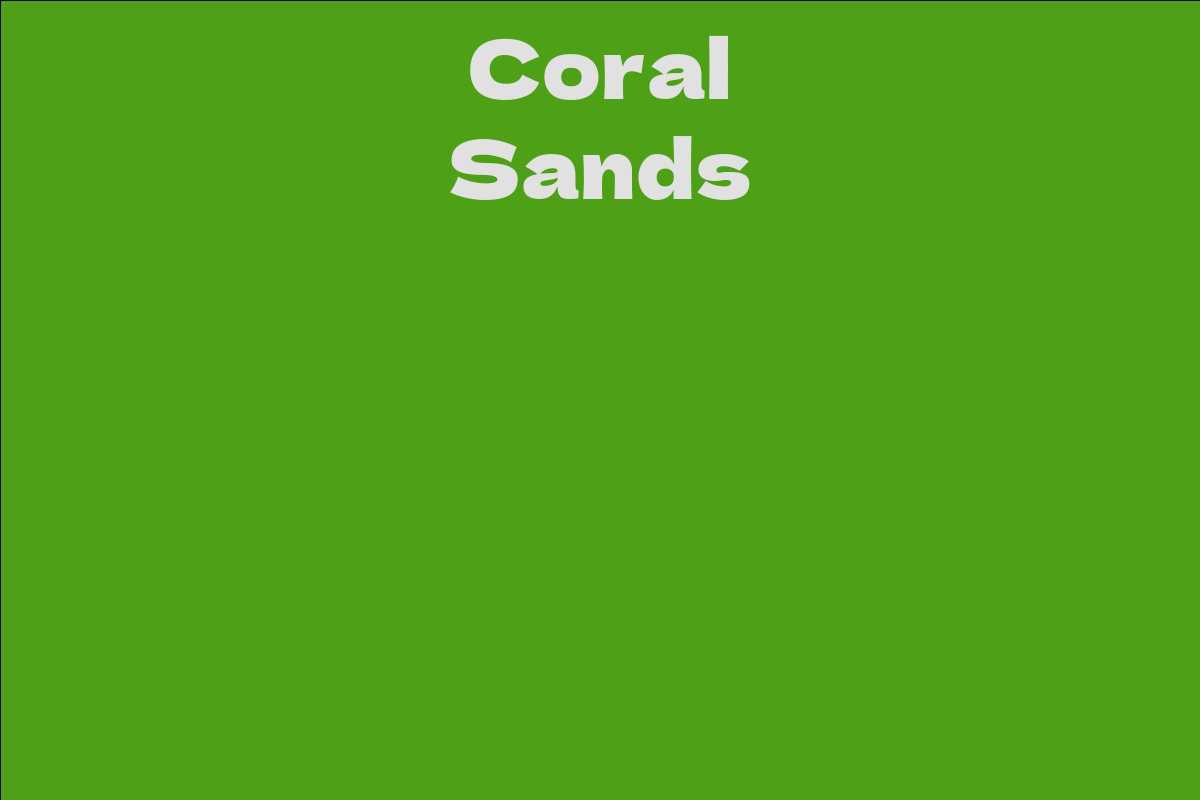 Coral Sands