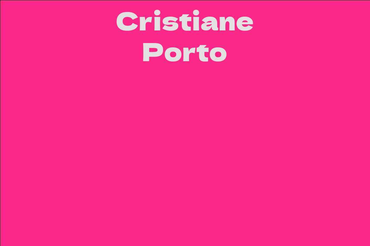 Cristiane Porto