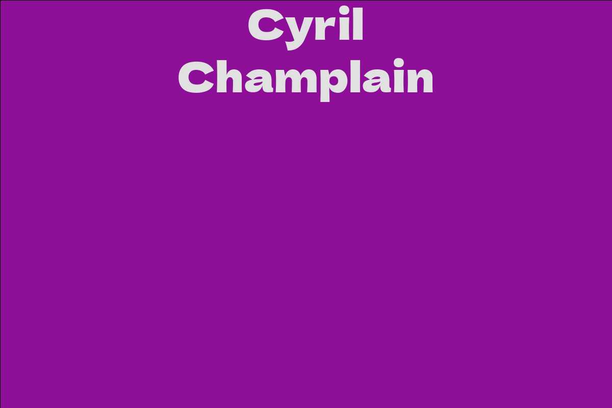 Cyril Champlain