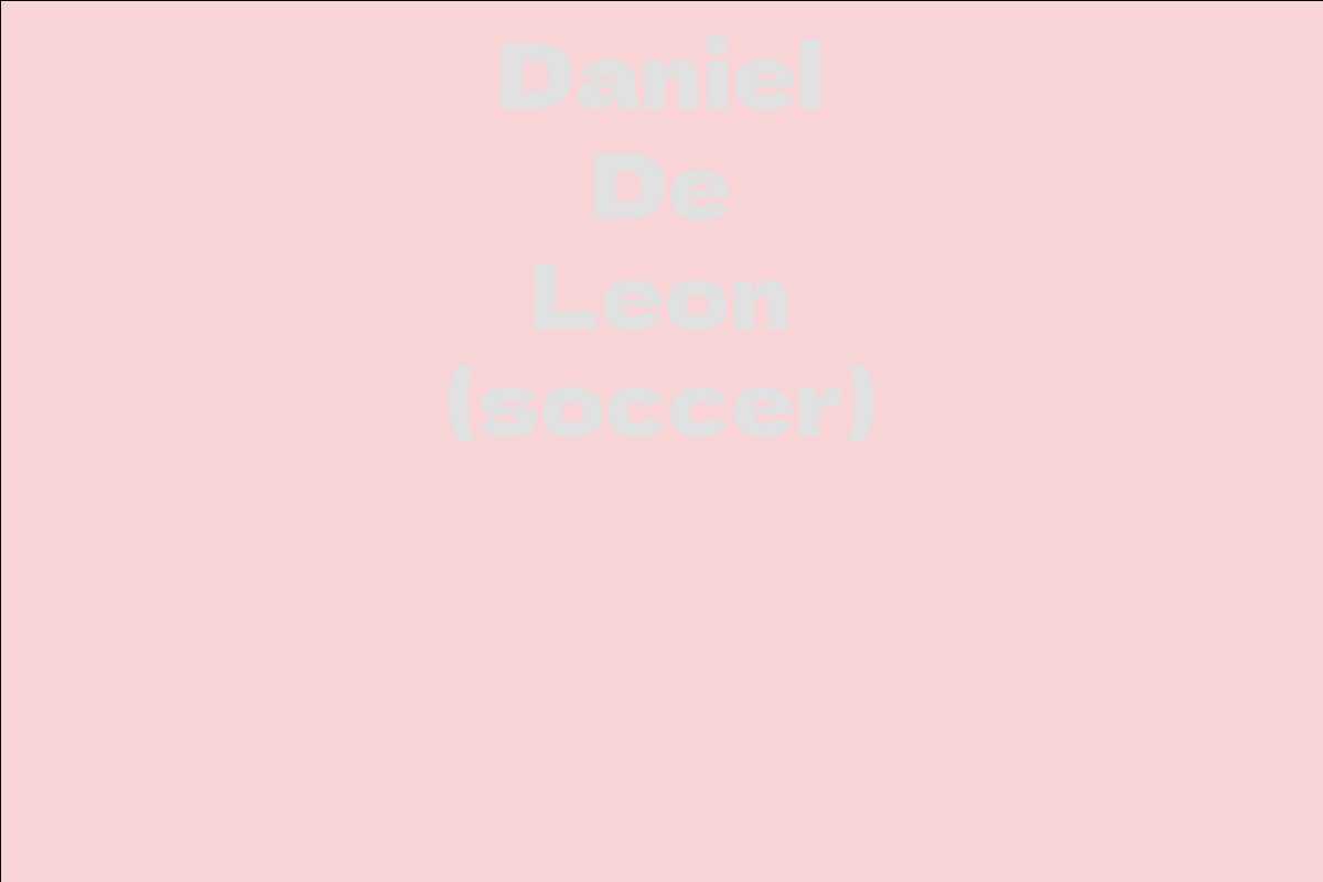 Daniel De Leon (soccer)