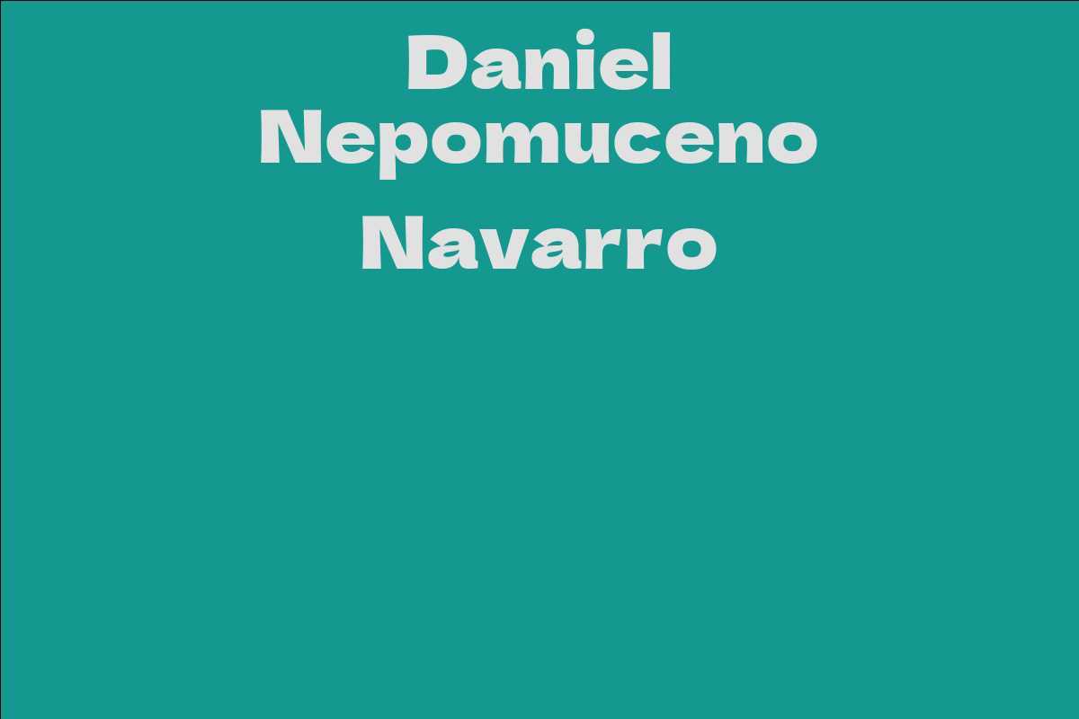 Daniel Nepomuceno Navarro