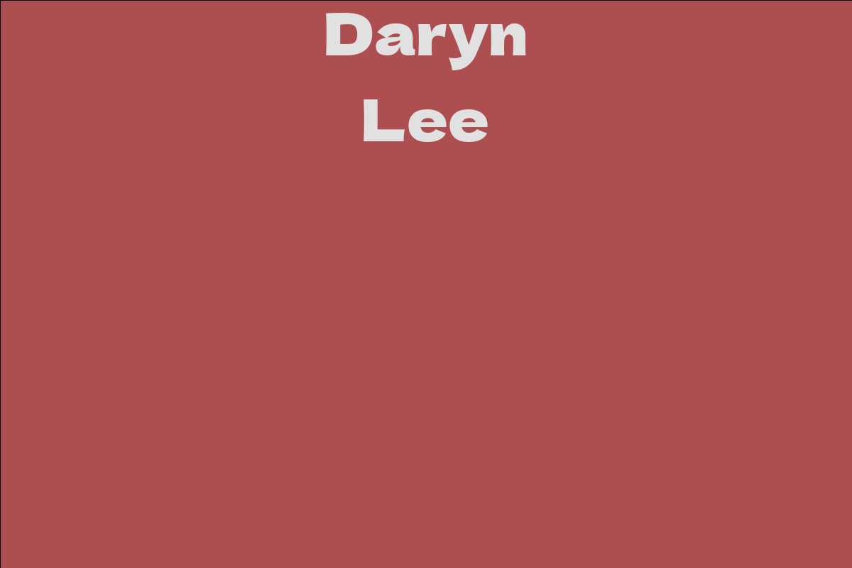 Daryn Lee