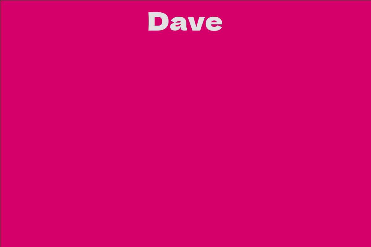 Dave - Facts, Bio, Career, Net Worth | AidWiki