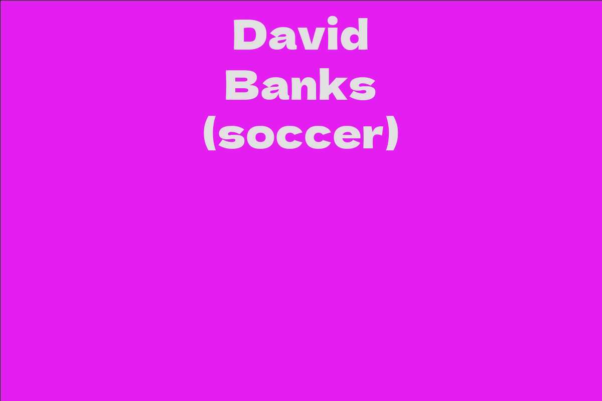 David Banks (soccer)