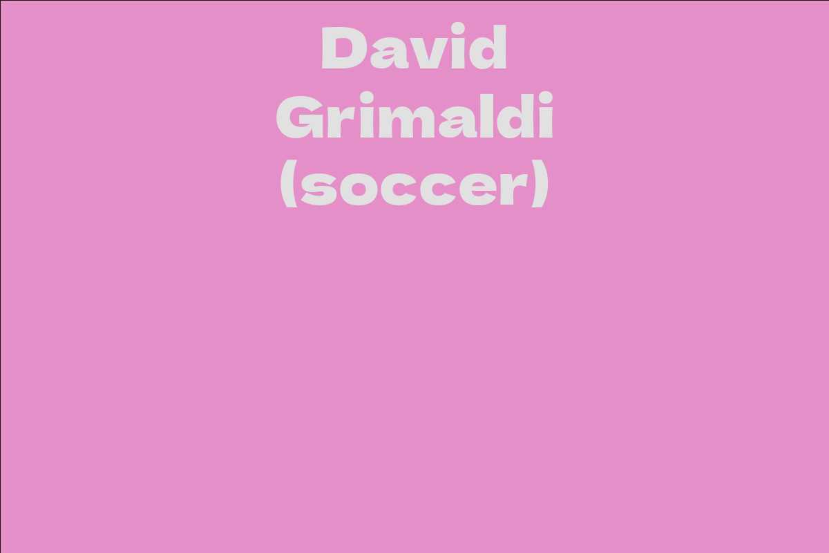 David Grimaldi (soccer)
