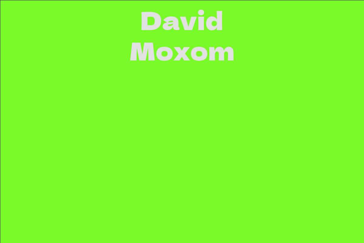 David Moxom