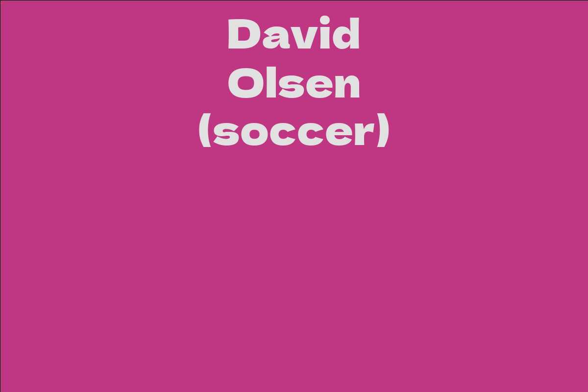 David Olsen (soccer)