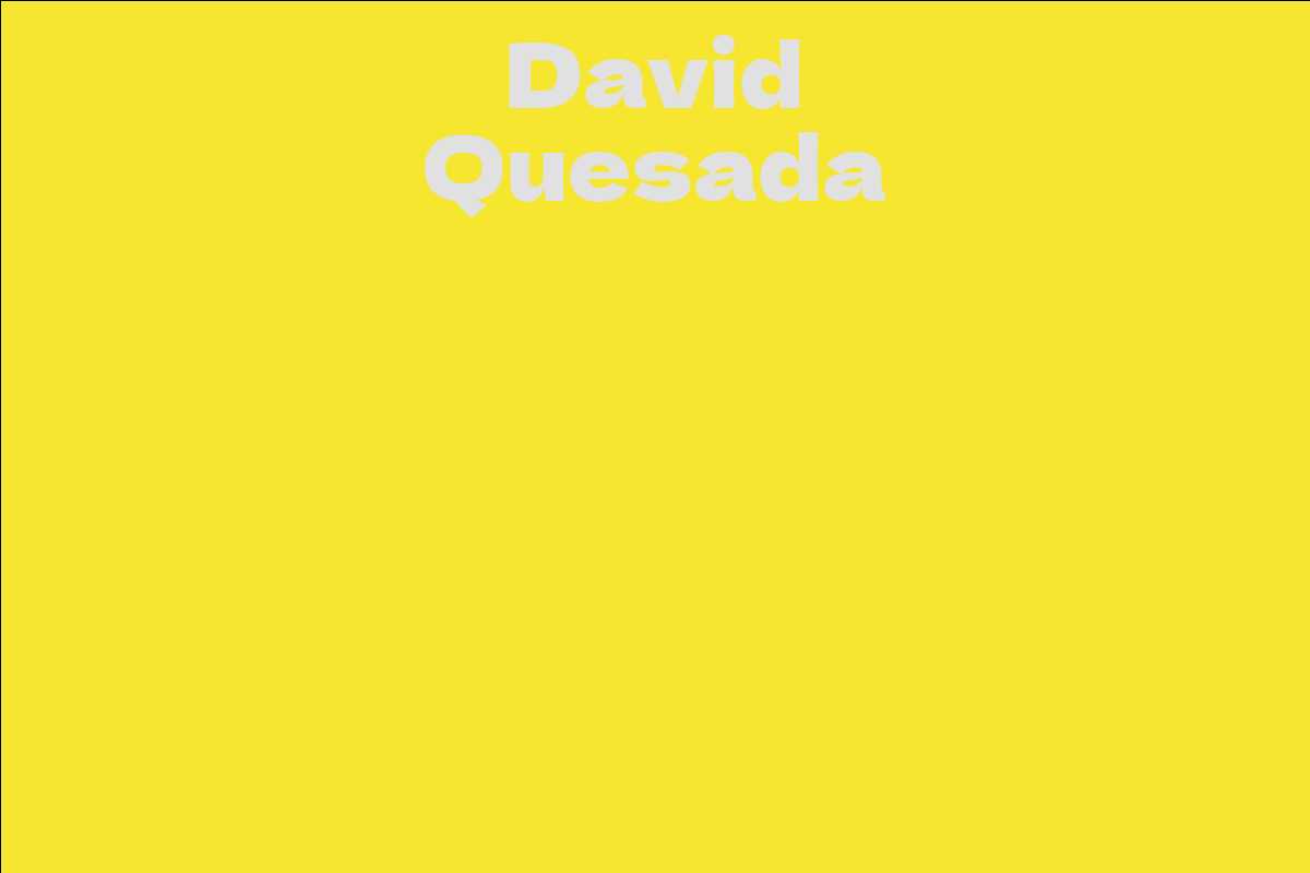 david-quesada-facts-bio-career-net-worth-aidwiki