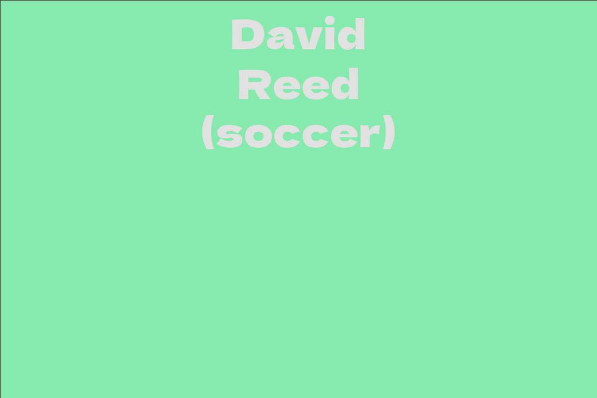 David Reed (soccer)