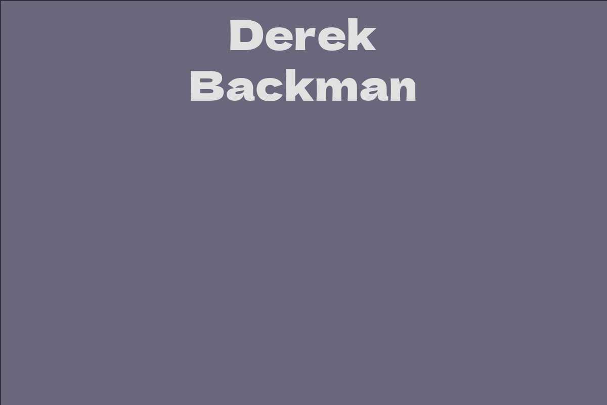 Derek Backman