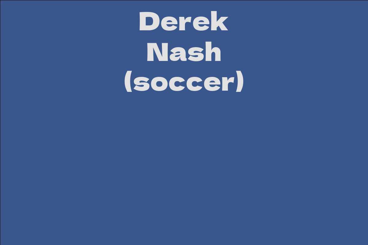 Derek Nash (soccer)