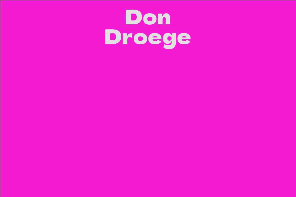 Don Droege