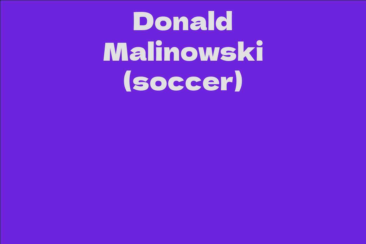 Donald Malinowski (soccer)