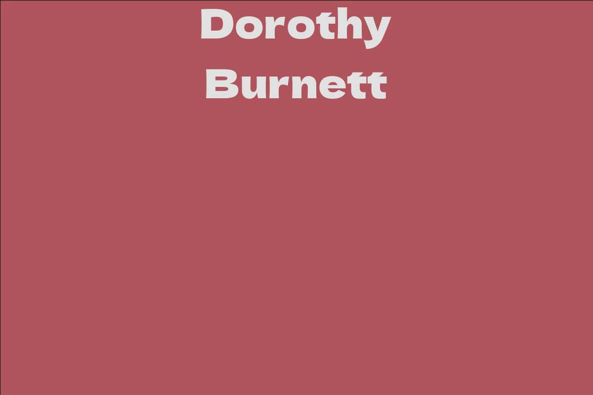 Dorothy Burnett