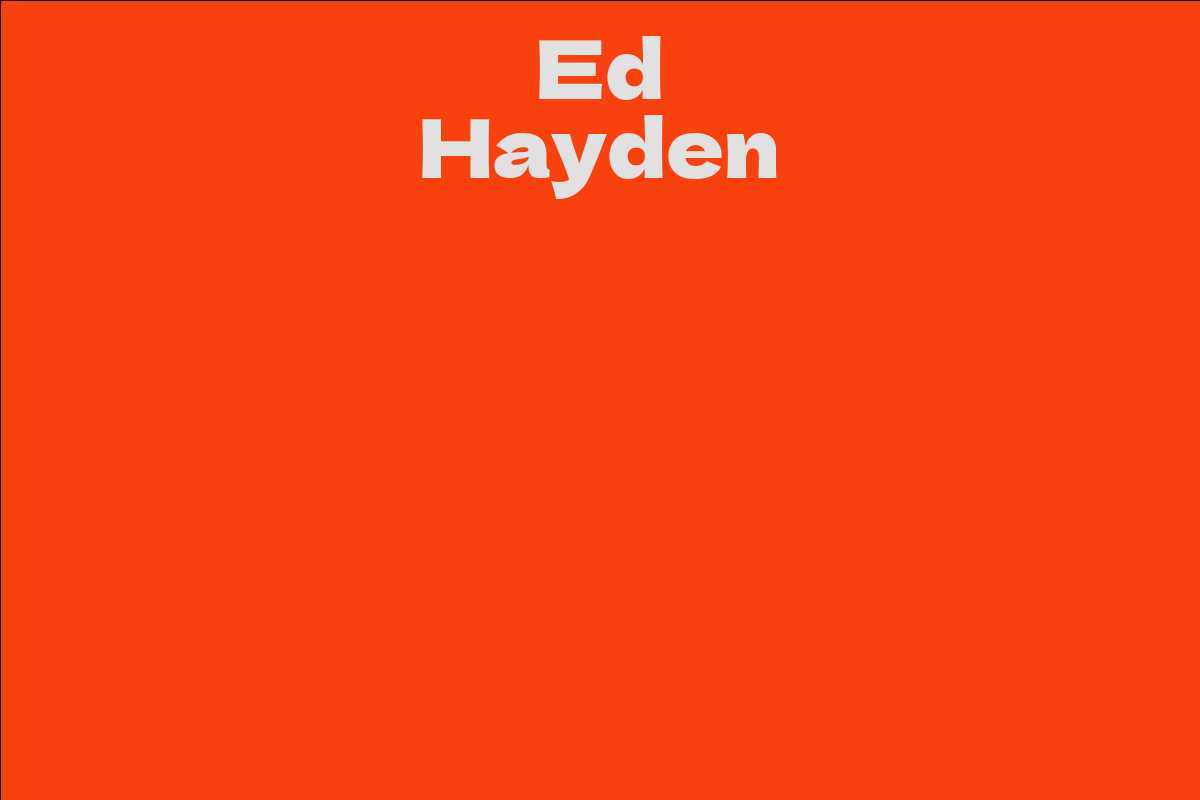 Ed Hayden