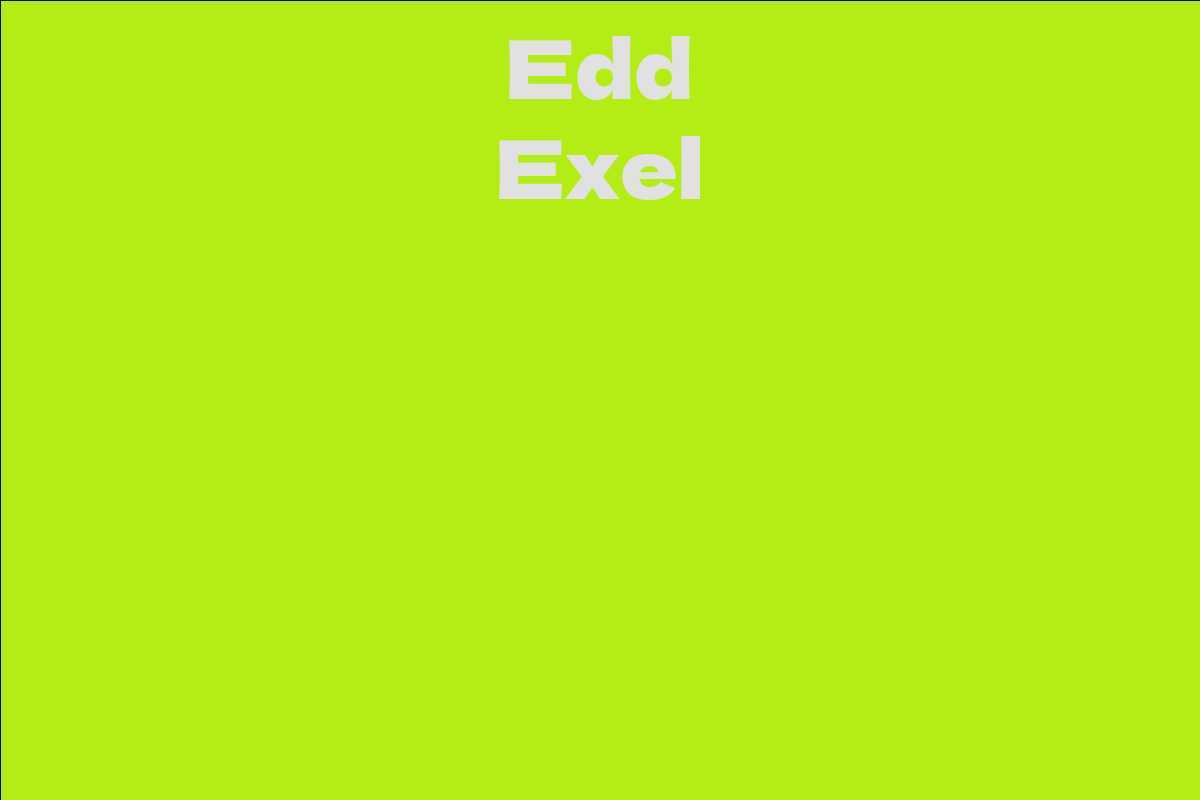 Edd Exel