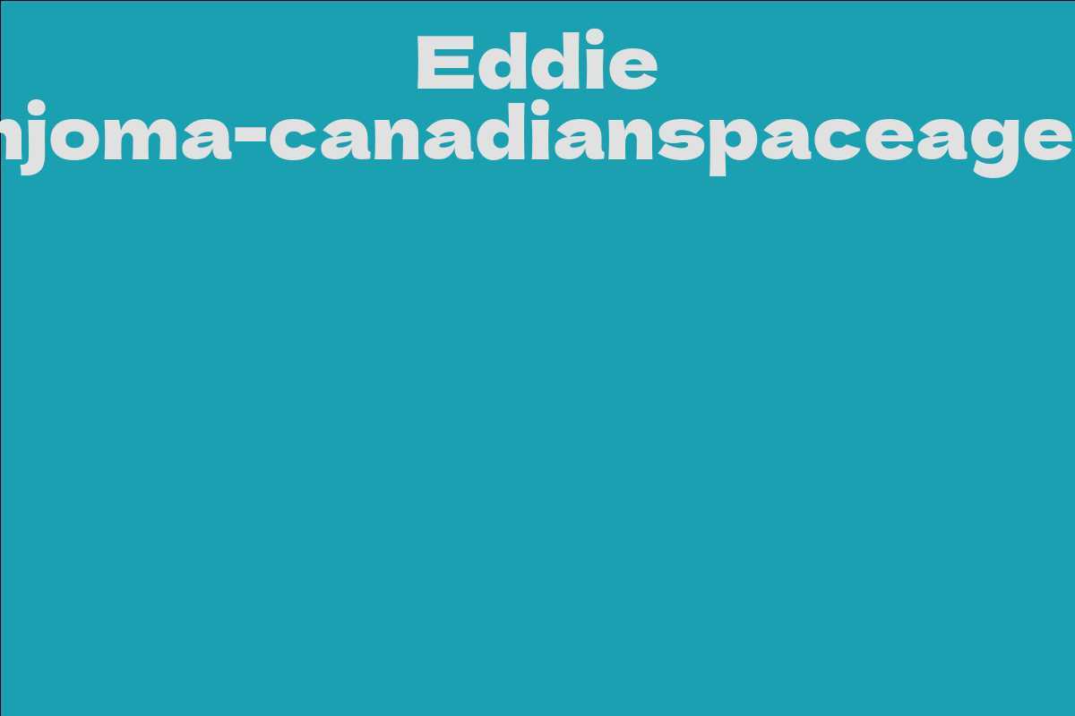 Eddie Munjoma-canadianspaceagency