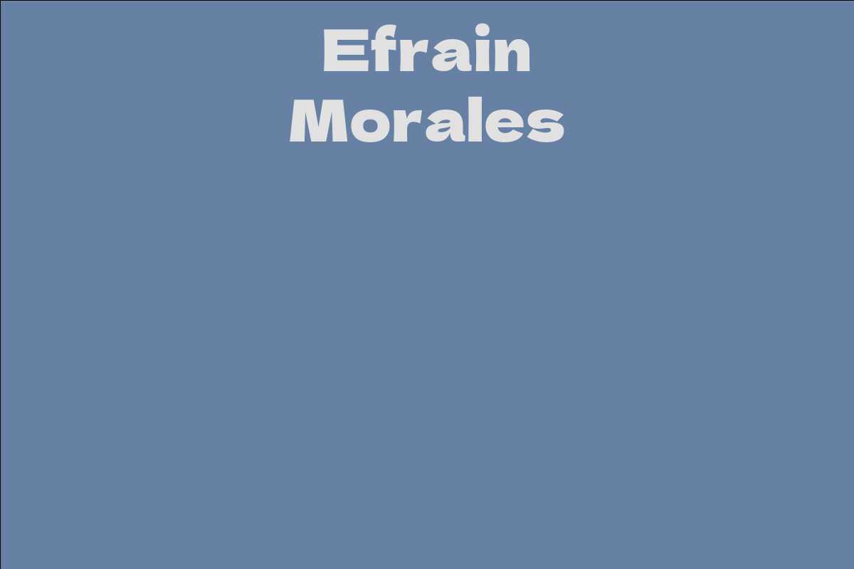 Efrain Morales