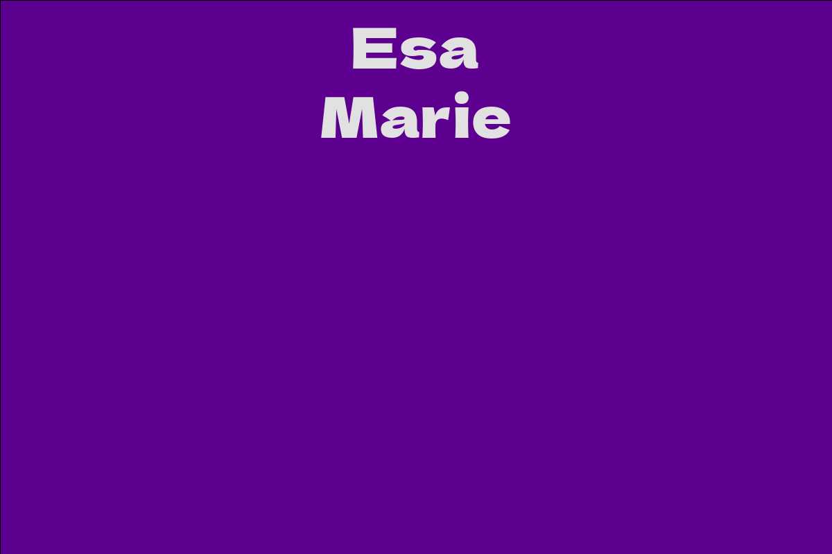 Esa Marie