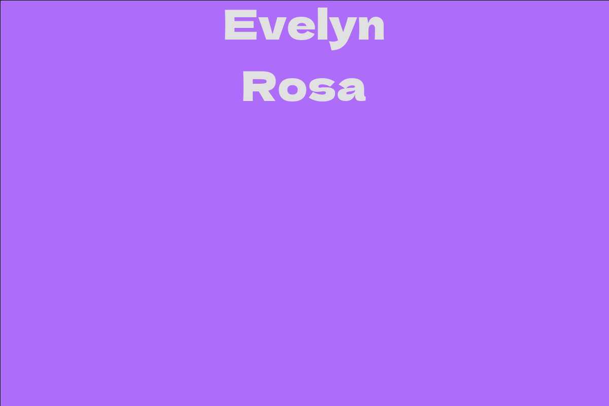 Evelyn Rosa