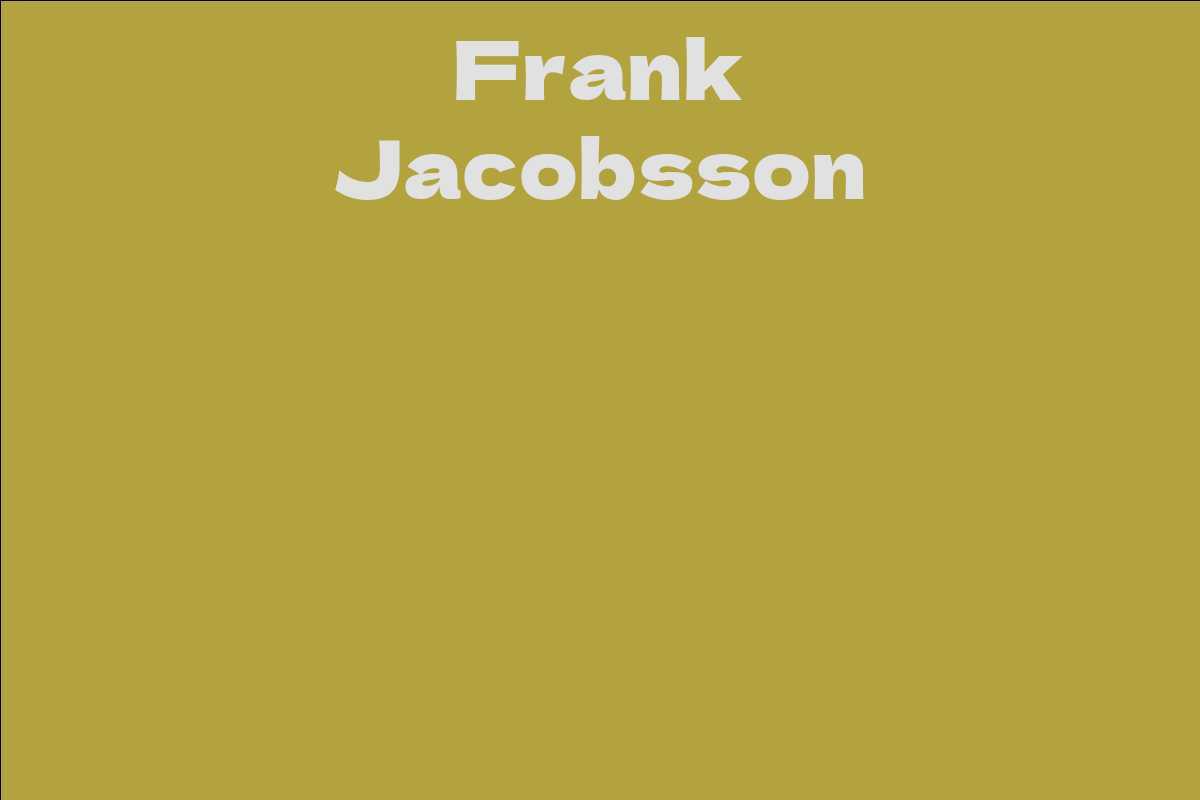 Frank Jacobsson