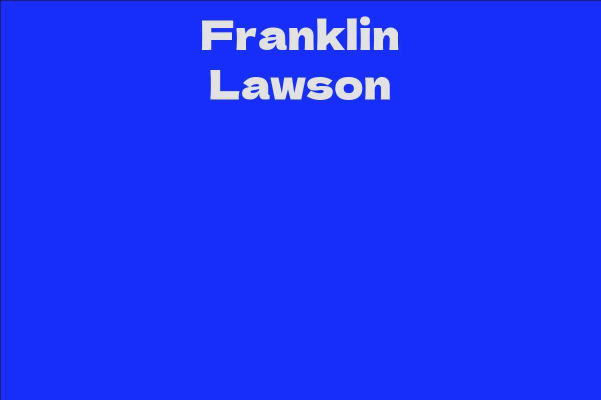 Franklin Lawson