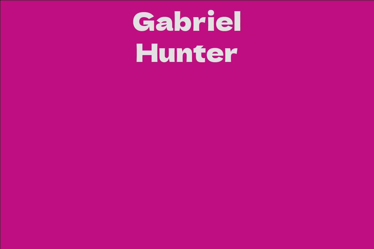 Gabriel Hunter