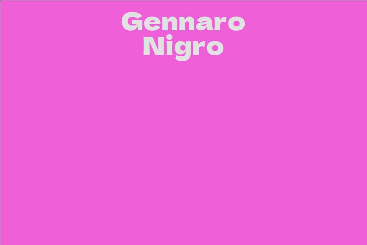 Gennaro Nigro