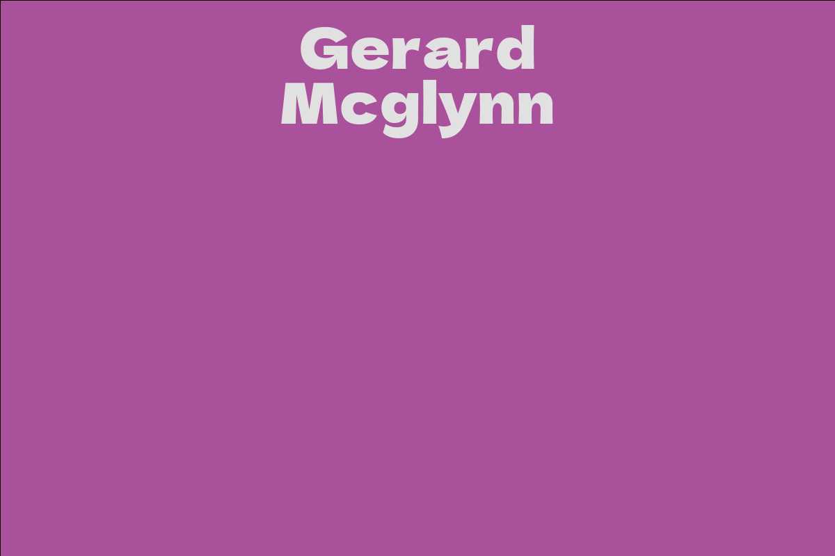 Gerard Mcglynn