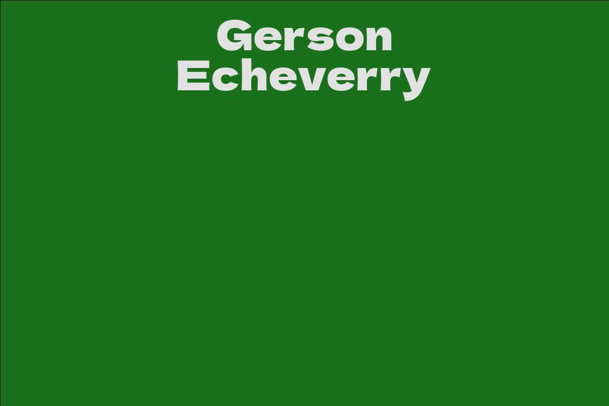 Gerson Echeverry