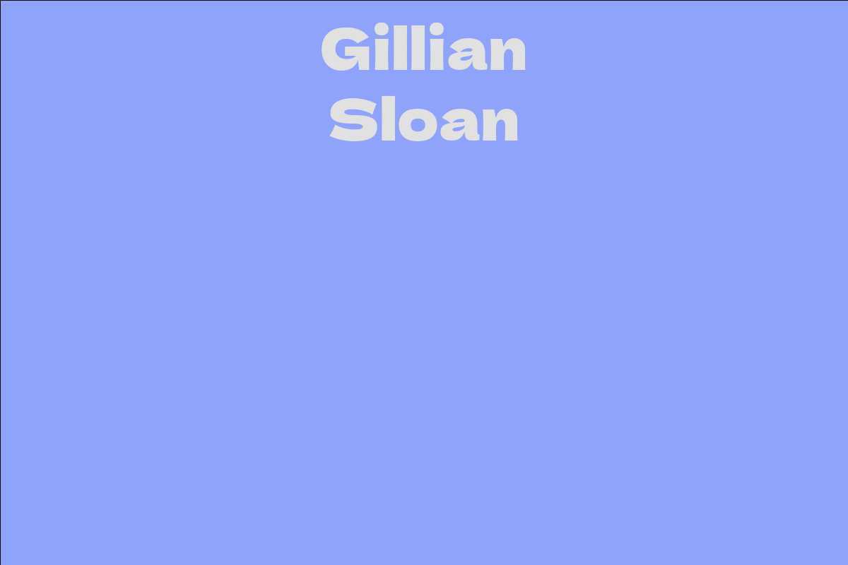 Gillian Sloan