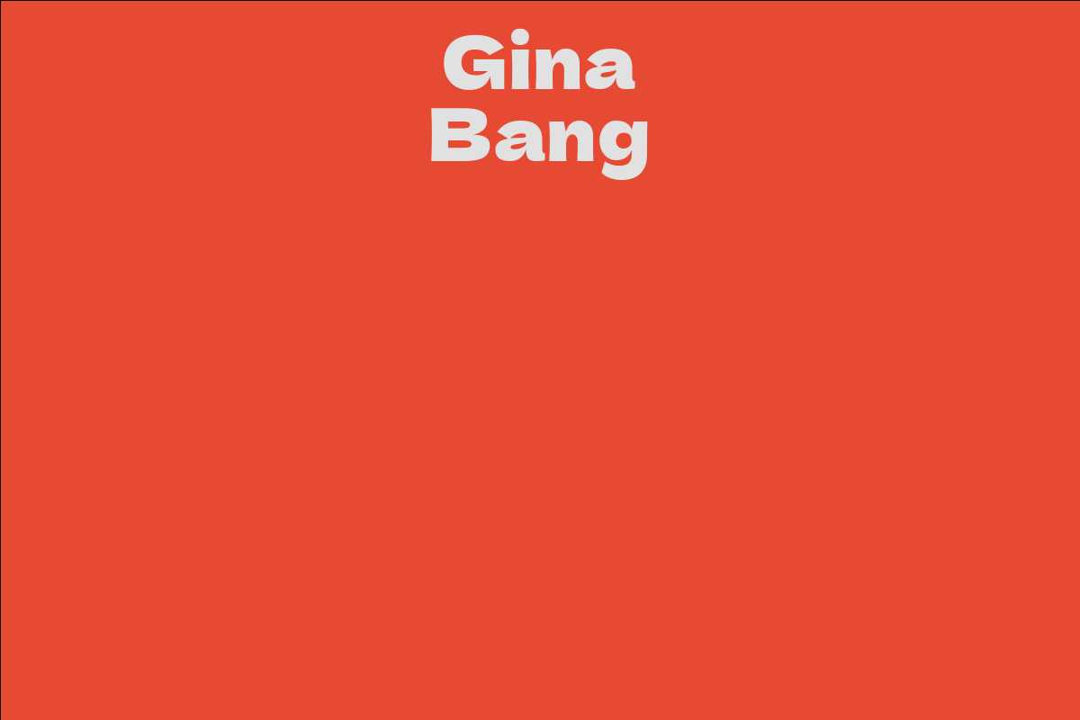 Gina Bang