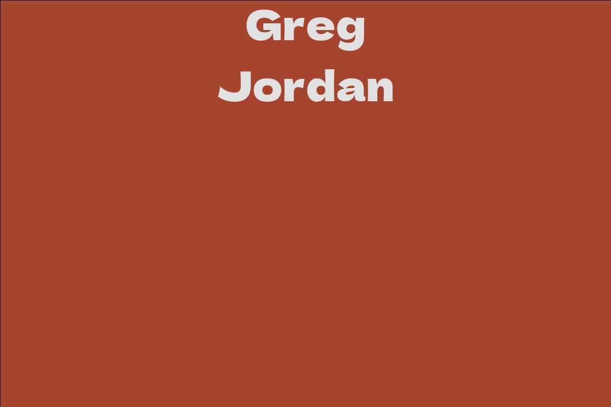 Greg Jordan