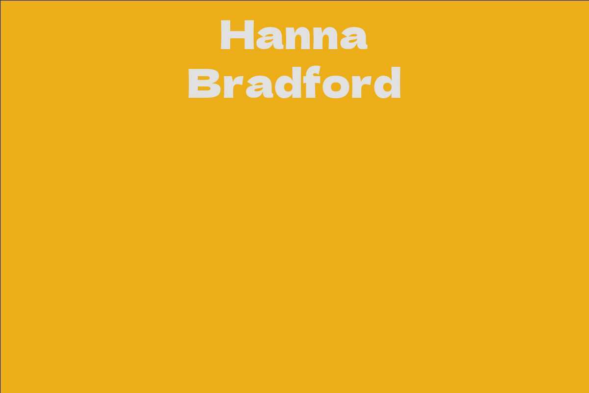 Hanna Bradford