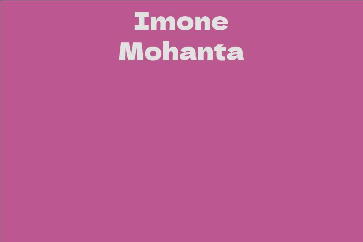 Imone Mohanta