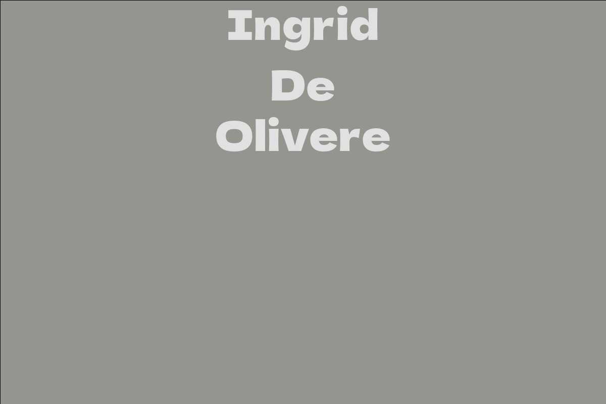 Ingrid De Olivere
