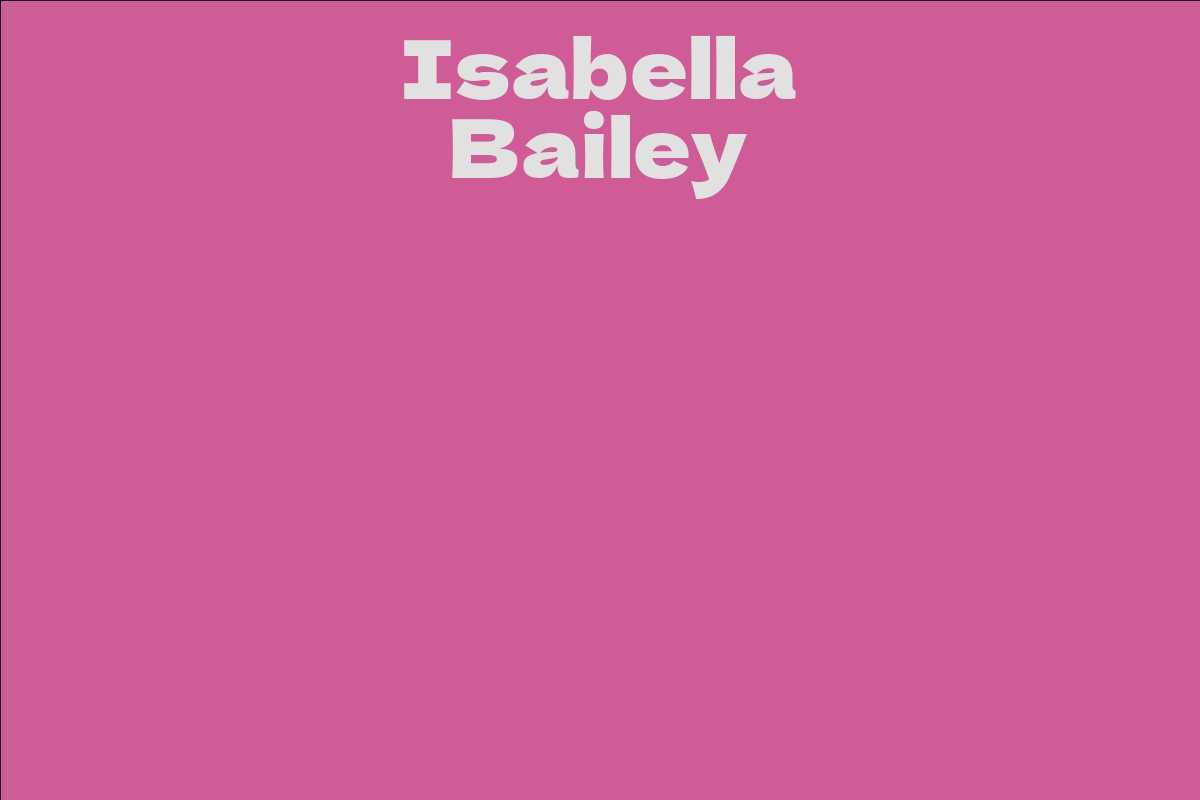Isabella Bailey