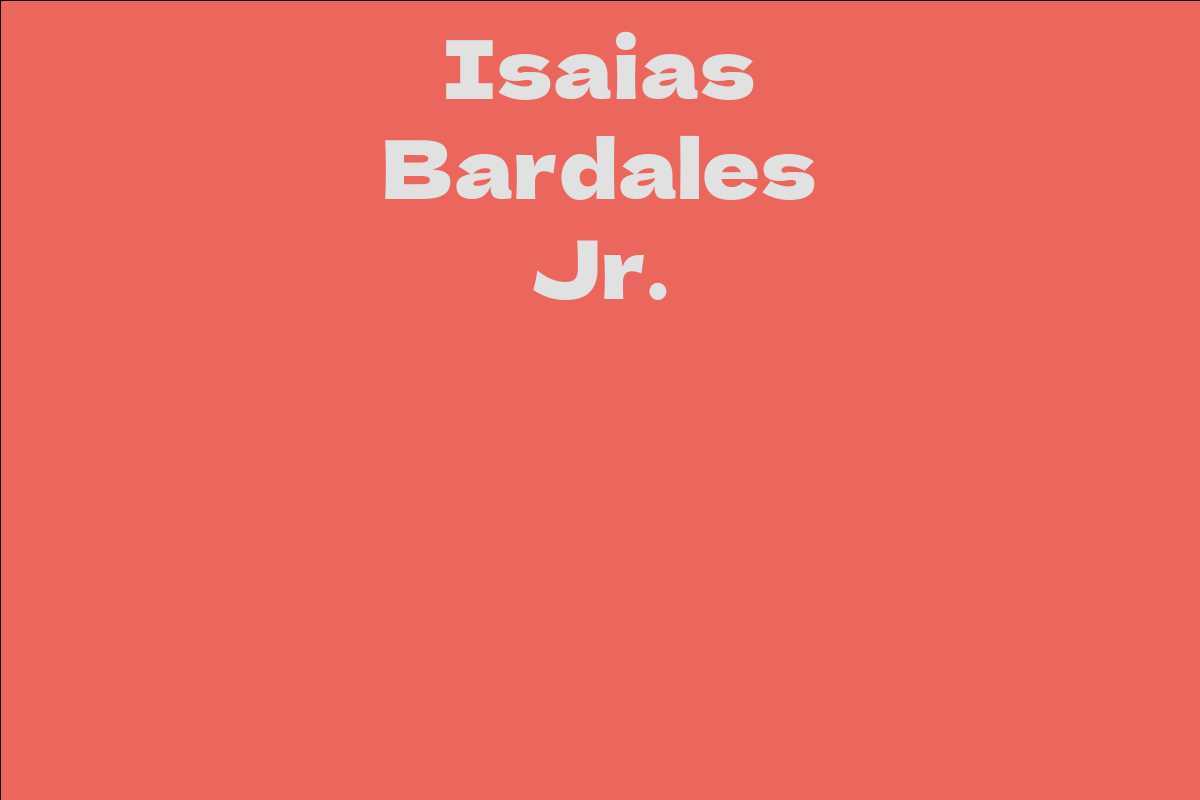 Isaias Bardales Jr.