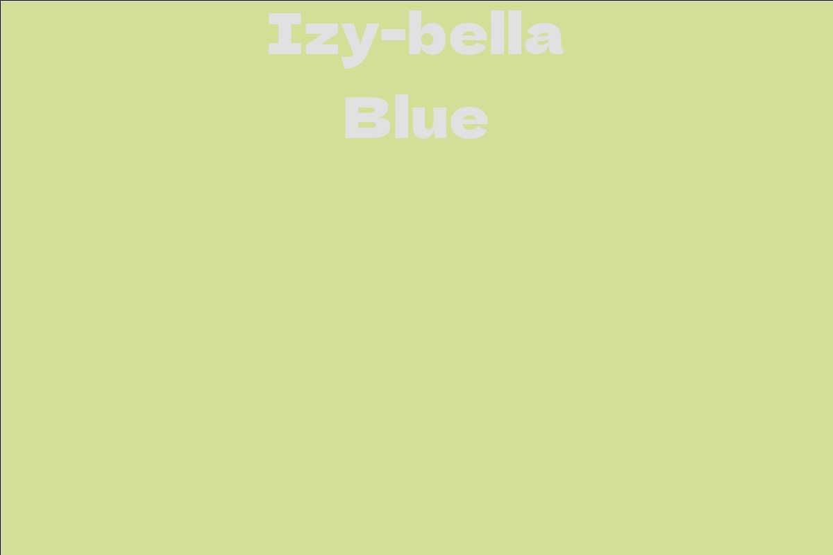 Izy-bella Blue