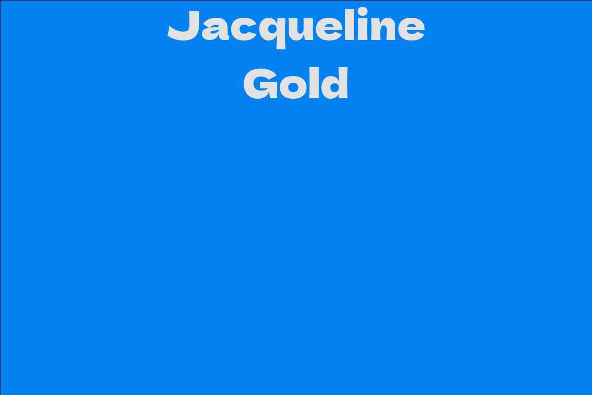 Jacqueline Gold