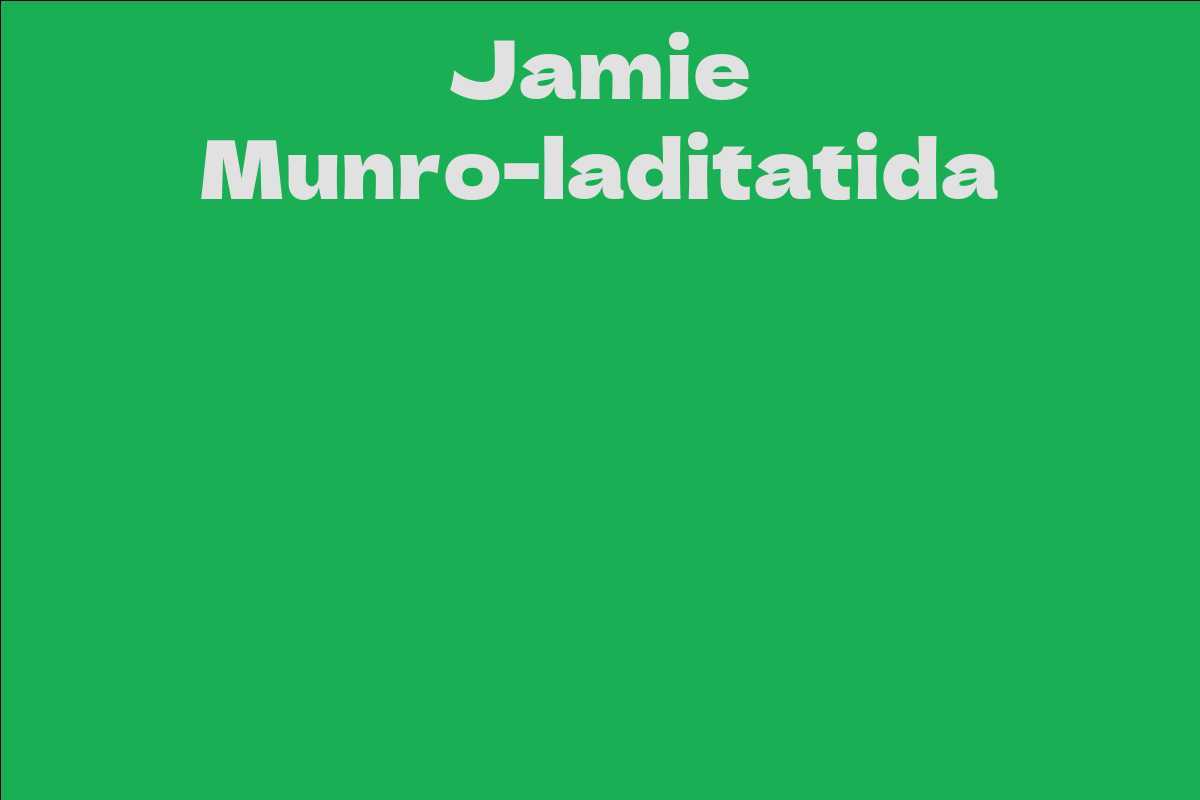 Jamie Munro-laditatida