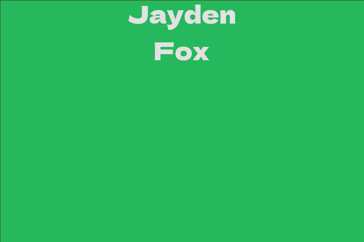 Jayden Fox