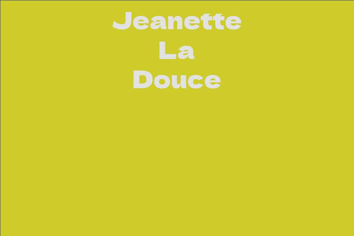 Jeanette La Douce