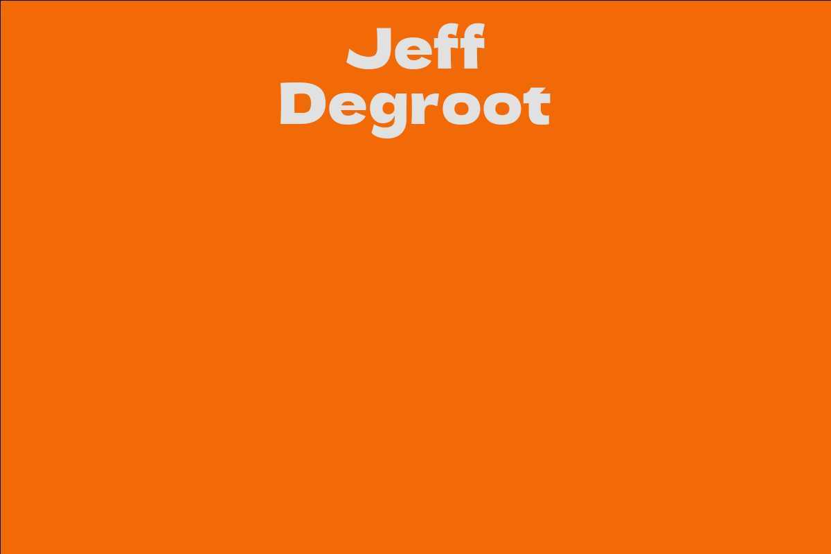 Jeff Degroot