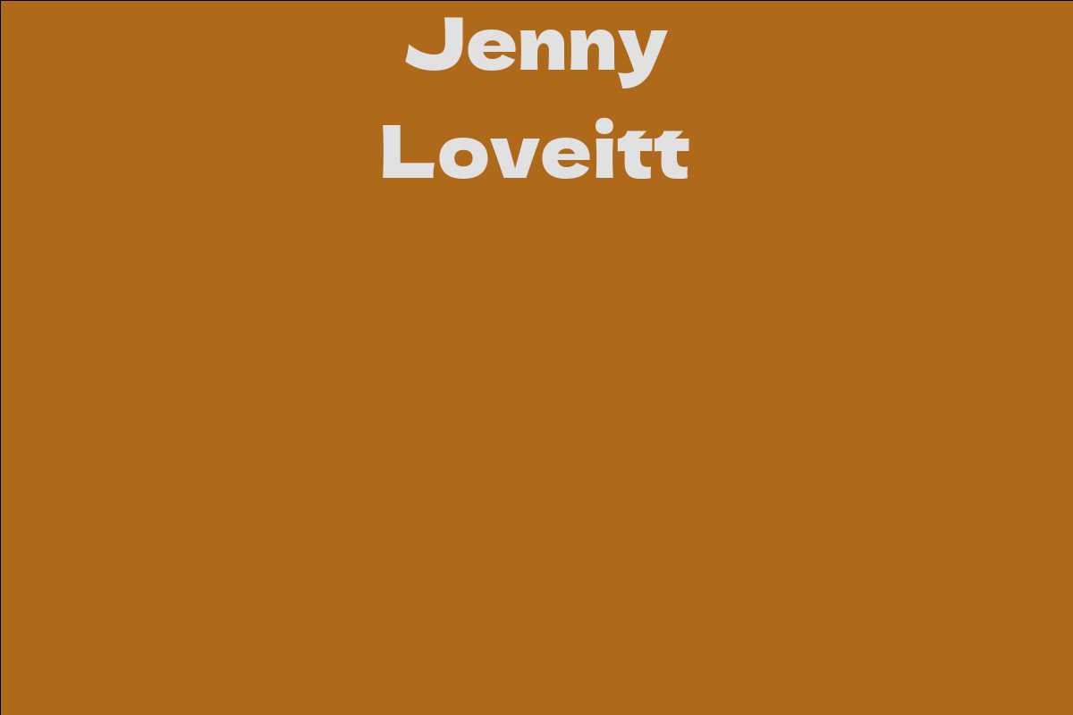 Jenny loveitt